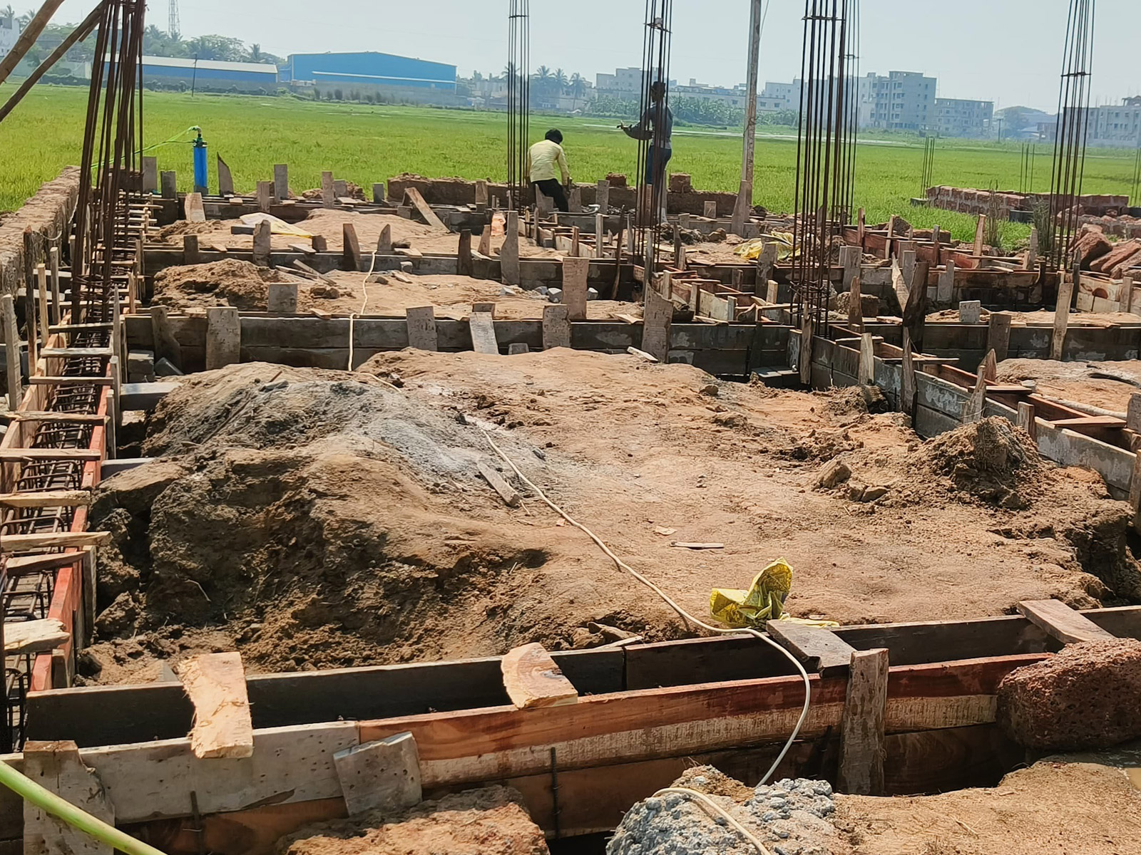 Residential Construction – Foundation & Column Casting Work